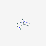 1,4-Diazabicyclo[3.2.1]octane结构式