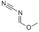 Structure of N-CYANOMETHANIMIDIC METHYL ESTER