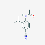 N-(4-Cyano-2-isopropylphenyl)acetamide结构式