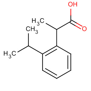 Structure of Benzenepropanoic acid, b-(1-methylethyl)-