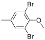 Structure of 2,6-dibromo-4-methylanisole