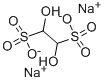 Structure of 1,2-Ethanedisulfonic acid, 1,2-dihydroxy-, sodium salt 