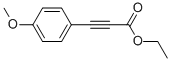 Structure of (4-METHOXY-PHENYL)-PROPYNOIC ACID ETHYL ESTER