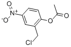Structure of 2-ACETOXY-5-NITROBENZYL CHLORIDE