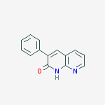 1,8-Naphthyridin-2(1H)-one, 3-phenyl-结构式