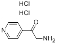 2-氨基-(4-吡啶基)乙酮盐酸盐结构式