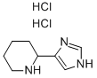 2-(1H-IMIDAZOL-4-YL)-PIPERIDINE 2HCL结构式