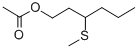 Structure of 3-(Methylthio)hexyl acetate