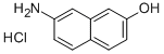 Structure of 7-amino-2-naphthol hydrochloride