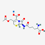 Structure of Cephalosporin C sodium
