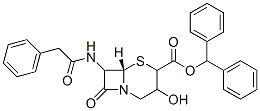 Structure of BENZHYDRYL 3-HYDROXY-7-(PHENYLACETAMIDO)CEPHAM-4-CARBOXYLATE