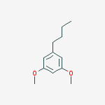 Structure of Benzene, 1-butyl-3,5-dimethoxy-