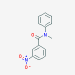 Structure of Benzamide, N-methyl-3-nitro-N-phenyl-