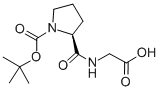 Structure of BOC-PRO-GLY-OH