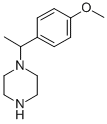 Structure of 1-[1-(4-METHOXYPHENYL)-ETHYL]-PIPERAZINE