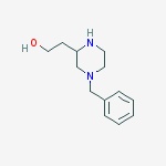 Structure of 2-(4-Benzylpiperazin-2-yl)ethanol