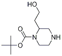 1-(叔丁基氧羰基)-2-(2-羟基乙基)哌嗪结构式