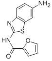 N-(6-amino-1,3-benzothiazol-2-yl)-2-furamide结构式