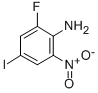 Structure of 2-FLUORO-4-IODO-6-NITROANILINE