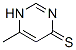 Structure of 4-1H-PYRIMIDINETHIONE,6-METHYL-