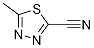 5-Methyl-1,3,4-thiadiazole-2-carbonitrile结构式