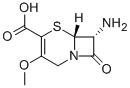 Structure of 7-Amino-3-methoxy-3-cephem-4-carboxylic acid