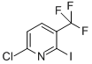 Structure of 6-CHLORO-2-IODO-3-(TRIFLUOROMETHYL)PYRIDINE