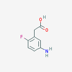 Structure of 5-AMINO-2-FLUOROPHENYLACETIC ACID