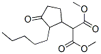 Structure of dimethyl (3-oxo-2-pentylcyclopentyl)malonate