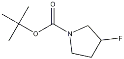 Structure of 1-Boc-3-fluoropyrrolidine