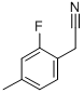 Structure of (2-fluoro-4-methylphenyl)acetonitrile