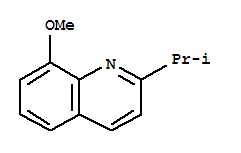 Structure of Quinoline,8-methoxy-2-(1-methylethyl)-