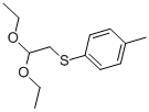 Structure of P-(TOLYLTHIO)ACETALDEHYDE DIETHYL ACETAL