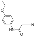 Structure of 2-CYANO-N-(4-ETHOXY-PHENYL)-ACETAMIDE