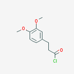 Structure of 3-(3,4-DIMETHOXYPHENYL)PROPANOYL CHLORIDE