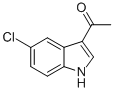 Structure of 1-(5-CHLORO-1H-INDOL-3-YL)ETHANONE