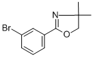 Structure of 2-(3-BROMOPHENYL)-4,5-DIHYDRO-4,4-DIMETHYLOXAZOLE