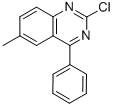 Structure of 2-CHLORO-6-METHYL-4-PHENYL-QUINAZOLINE