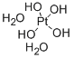 Structure of Dihydrogen hexahydroxyplatinate