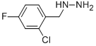 Structure of 2-CHLORO-4-FLUORO-BENZYL-HYDRAZINE