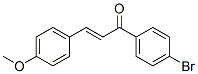 Structure of (E)-1-(4-bromophenyl)-3-(4-methoxyphenyl)prop-2-en-1-one