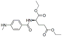 Structure of diethyl N-[4-(methylamino)benzoyl]-D-glutamate