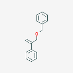 Structure of Benzene, [1-[(phenylmethoxy)methyl]ethenyl]-