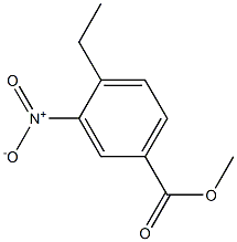 Structure of 4-Ethyl-3-nitro-benzoic acid Methyl ester