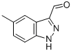 Structure of 5-METHYL-3-(1H)INDAZOLE CARBOXALDEHYDE