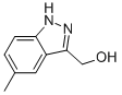 Structure of 5-METHYL-3-HYDROXYMETHYL (1H)INDAZOLE
