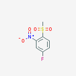 Structure of 5-Fluoro-2-(methylsulphonyl)nitrobenzene