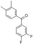 Structure of 3,4-DIFLUORO-3,4-DIMETHYLBENZOPHENONE