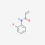 Structure of 2-PROPENAMIDE,N-(2-FLUOROPHENYL)-