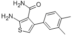 Structure of 2-AMINO-4-(3,4-DIMETHYLPHENYL)THIOPHENE-3-CARBOXAMIDE